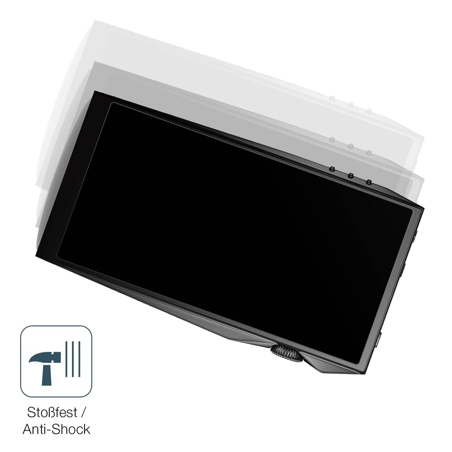 Schutz gegen Kratzer auf dem Astell Kern SP4000 Glas durch Schlüssel, Stöße gegen die Tischkante oder Stürze
