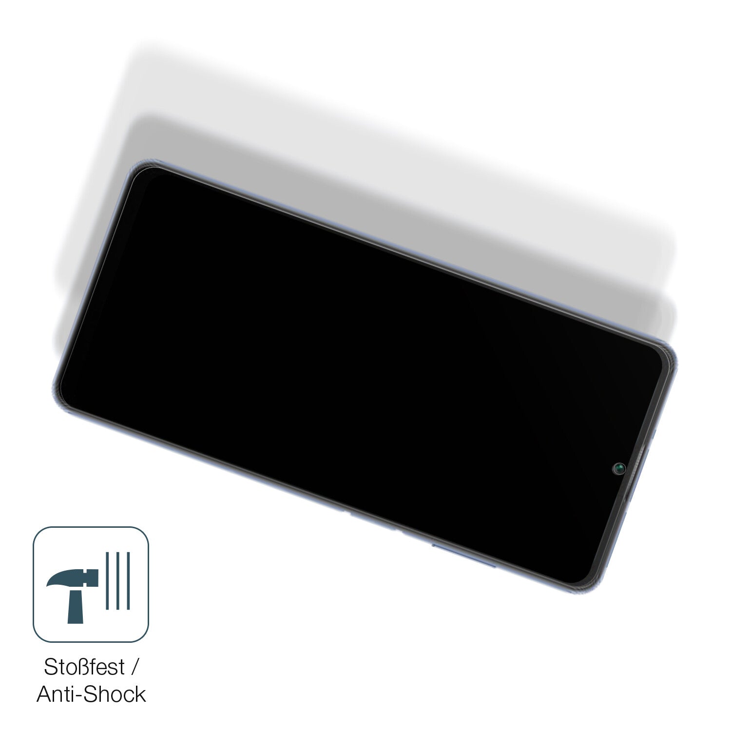 Schutz gegen Kratzer auf dem Blackview A53 Pro Glas durch Schlüssel, Stöße gegen die Tischkante oder Stürze