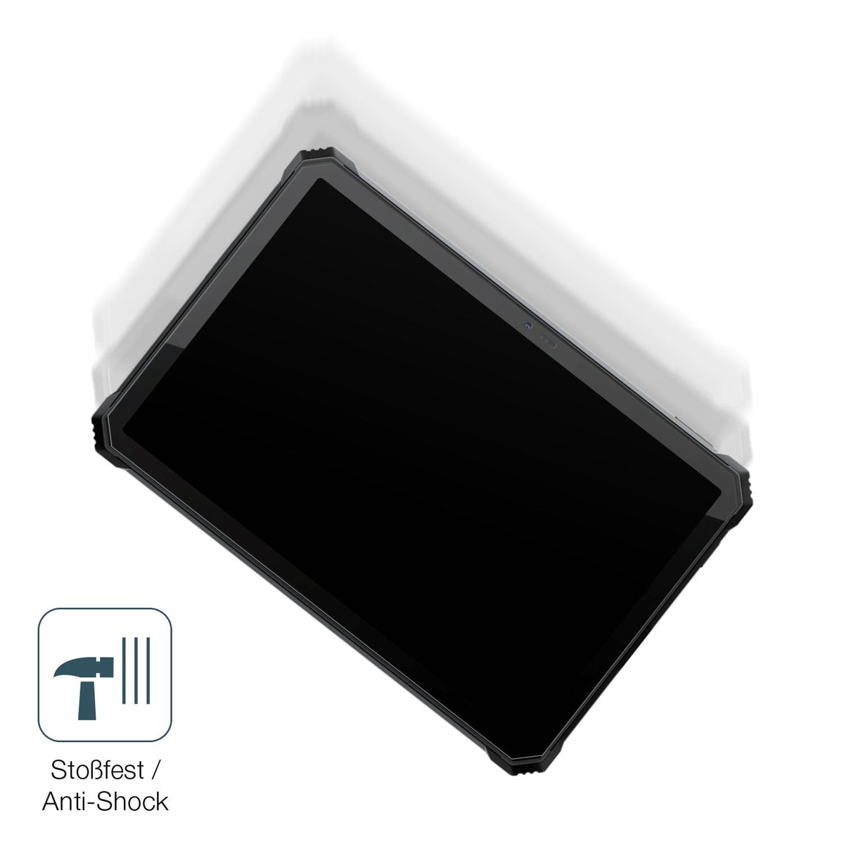 Schutz gegen Kratzer auf dem Blackview Active 12 Pro Glas durch Schlüssel, Stöße gegen die Tischkante oder Stürze