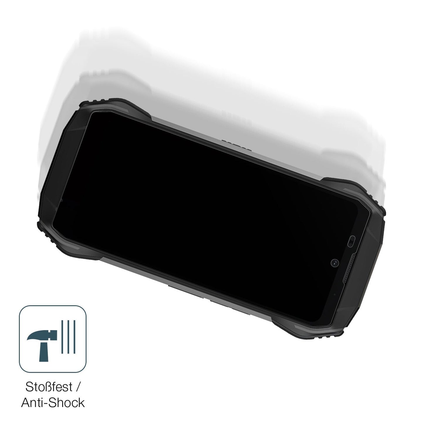 Schutz gegen Kratzer auf dem Blackview N6000 Mini Glas durch Schlüssel, Stöße gegen die Tischkante oder Stürze