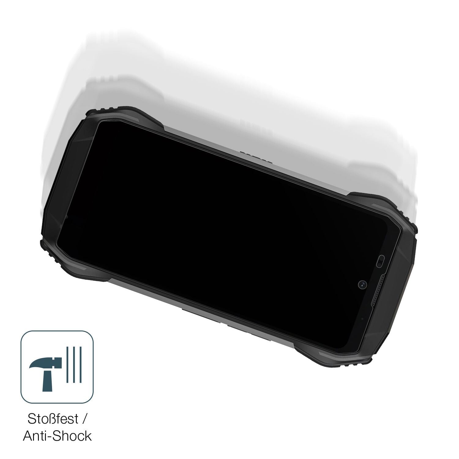 Schutz gegen Kratzer auf dem Blackview N6000 Mini Glas durch Schlüssel, Stöße gegen die Tischkante oder Stürze
