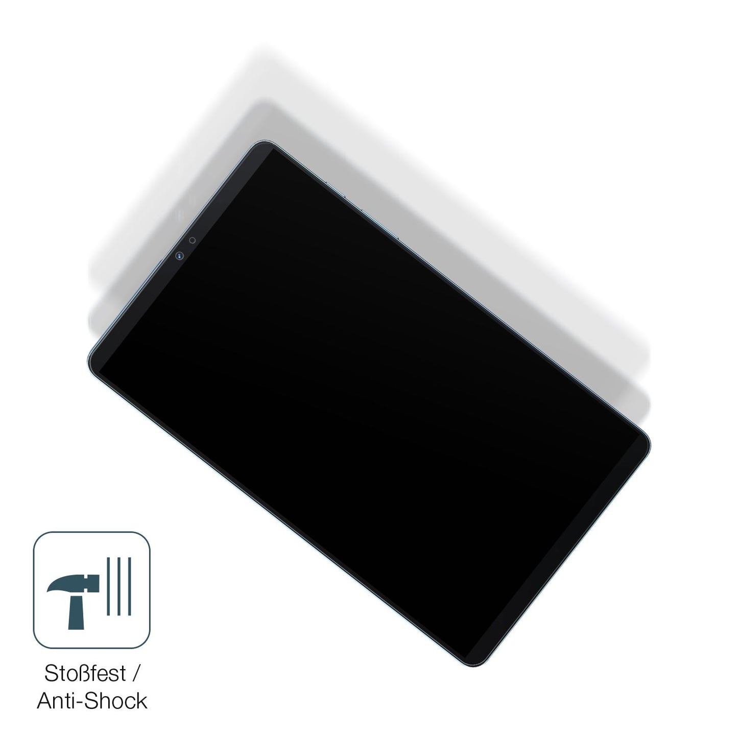 Schutz gegen Kratzer auf dem Blackview Tab 60 Pro Glas durch Schlüssel, Stöße gegen die Tischkante oder Stürze