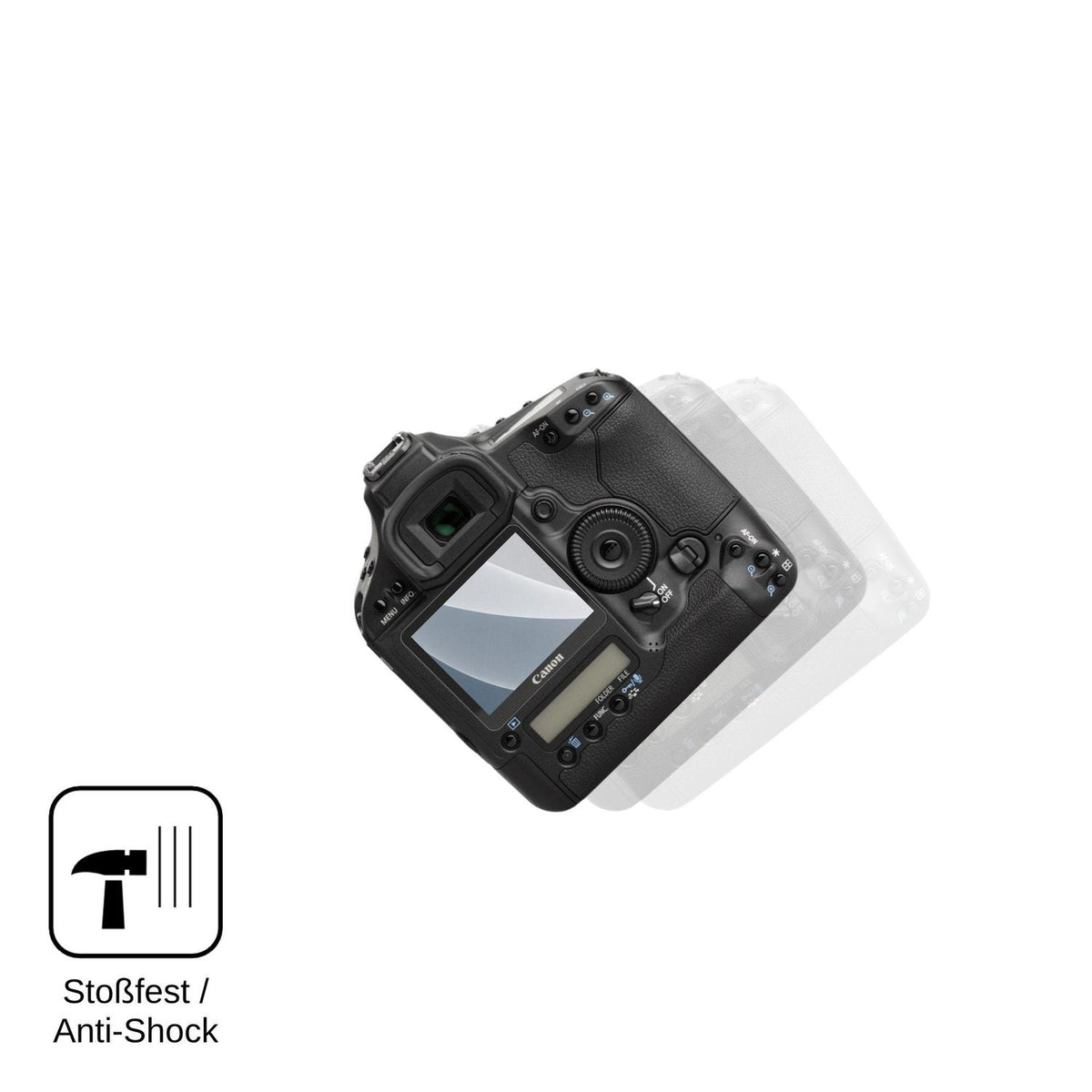 2x Screen Protector for Canon EOS 1D 1Ds 1Dn matte Flexible Glass 9H dipos