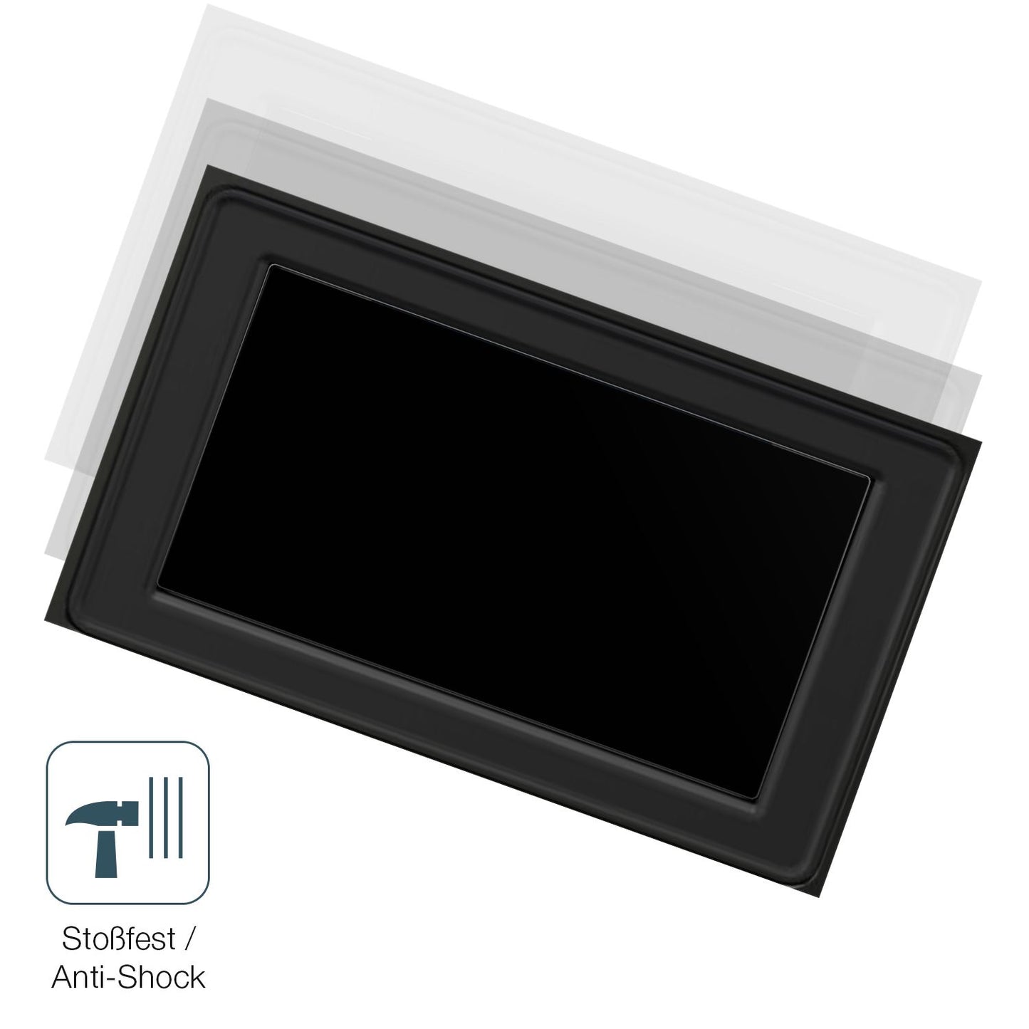 Schutz gegen Kratzer auf dem Canon PIXMA TS8750 Glas durch Schlüssel, Stöße gegen die Tischkante oder Stürze