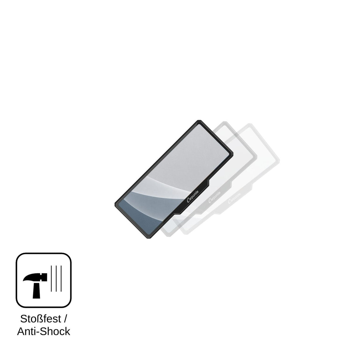 2x Screen Protector for Carpuride W619B matte Flexible Glass 9H dipos