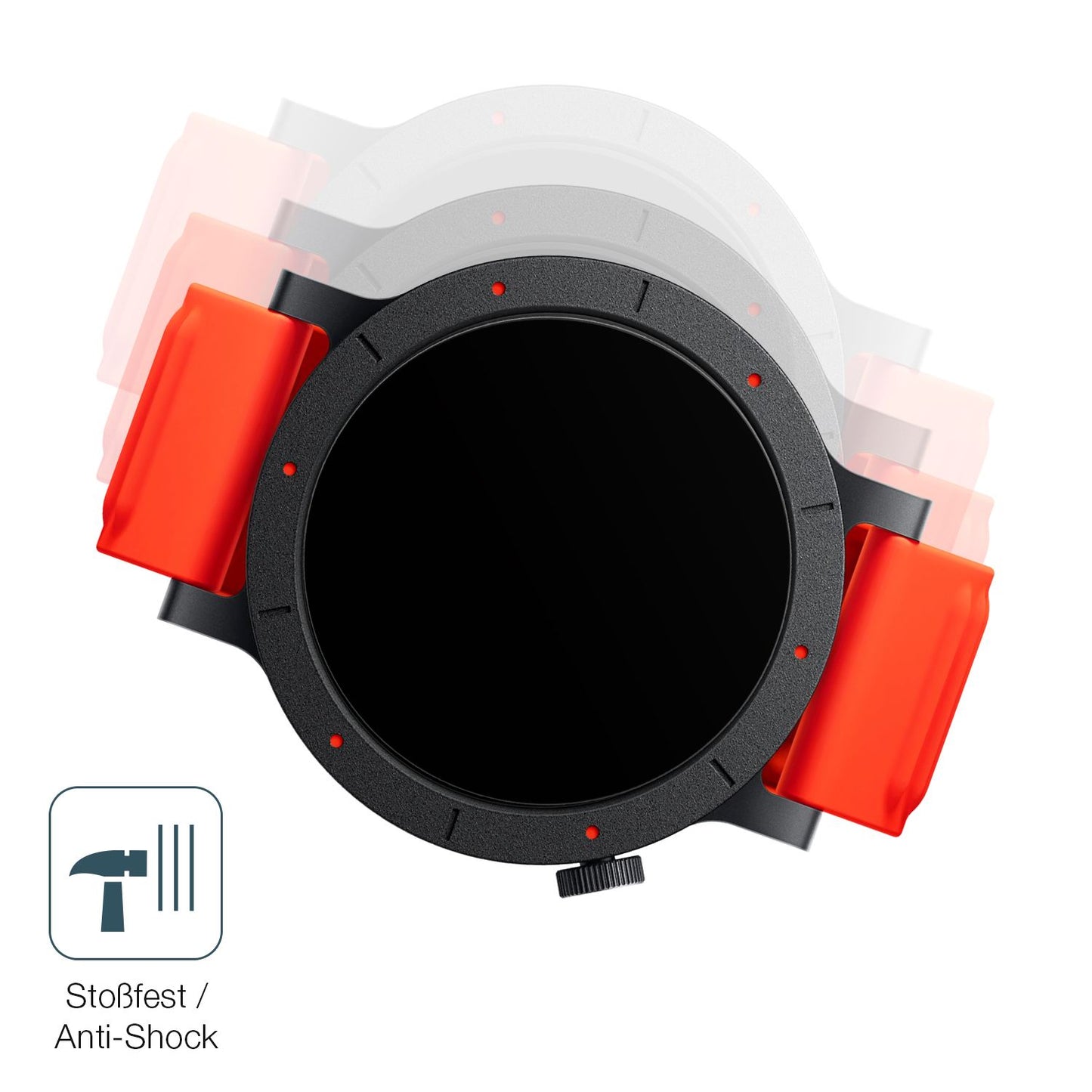 Schutz gegen Kratzer auf dem CMF Watch 3 Pro 1.43 Zoll Glas durch Schlüssel, Stöße gegen die Tischkante oder Stürze