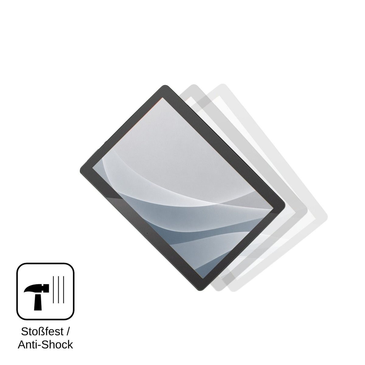 2x Screen Protector for Danew DSlide 1018 matte Flexible Glass 9H dipos