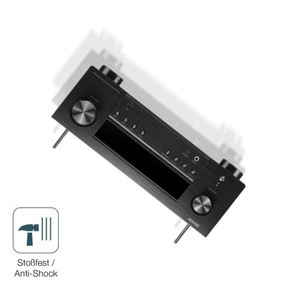 Schutz gegen Kratzer auf dem Denon AVR-S970H Glas durch Schlüssel, Stöße gegen die Tischkante oder Stürze