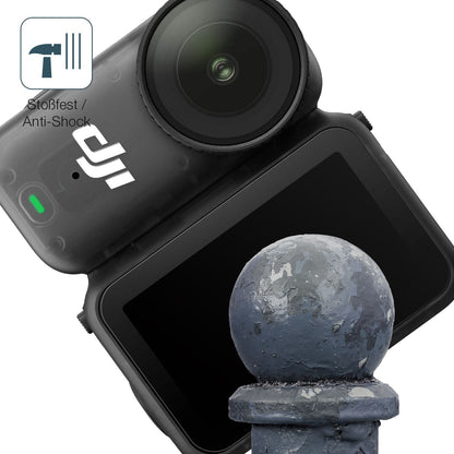 Schutz gegen Kratzer auf dem DJI Osmo Nano Glas durch Schlüssel, Stöße gegen die Tischkante oder Stürze