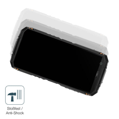 Schutz gegen Kratzer auf dem Doogee Mini Outdoor 3 Ultra Glas durch Schlüssel, Stöße gegen die Tischkante oder Stürze