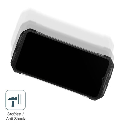 Schutz gegen Kratzer auf dem Doogee V31 GT 5G Glas durch Schlüssel, Stöße gegen die Tischkante oder Stürze