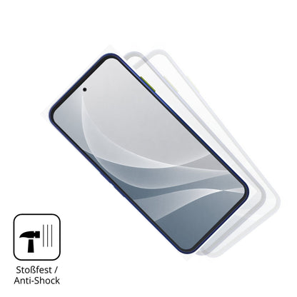Schutz gegen Kratzer auf dem Fairphone 6 Plus Glas durch Schlüssel, Stöße gegen die Tischkante oder Stürze