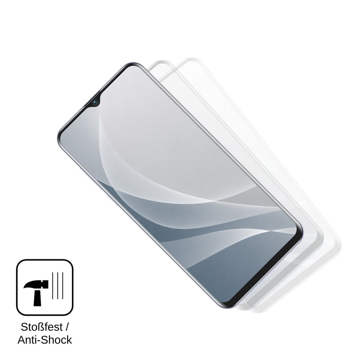 2x Screen Protector for FOXIONO H91 matte Flexible Glass 9H dipos