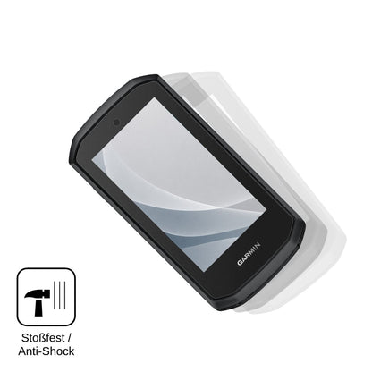 2x Screen Protector for Garmin Edge Explore 3 Plus matte Flexible Glass 9H dipos