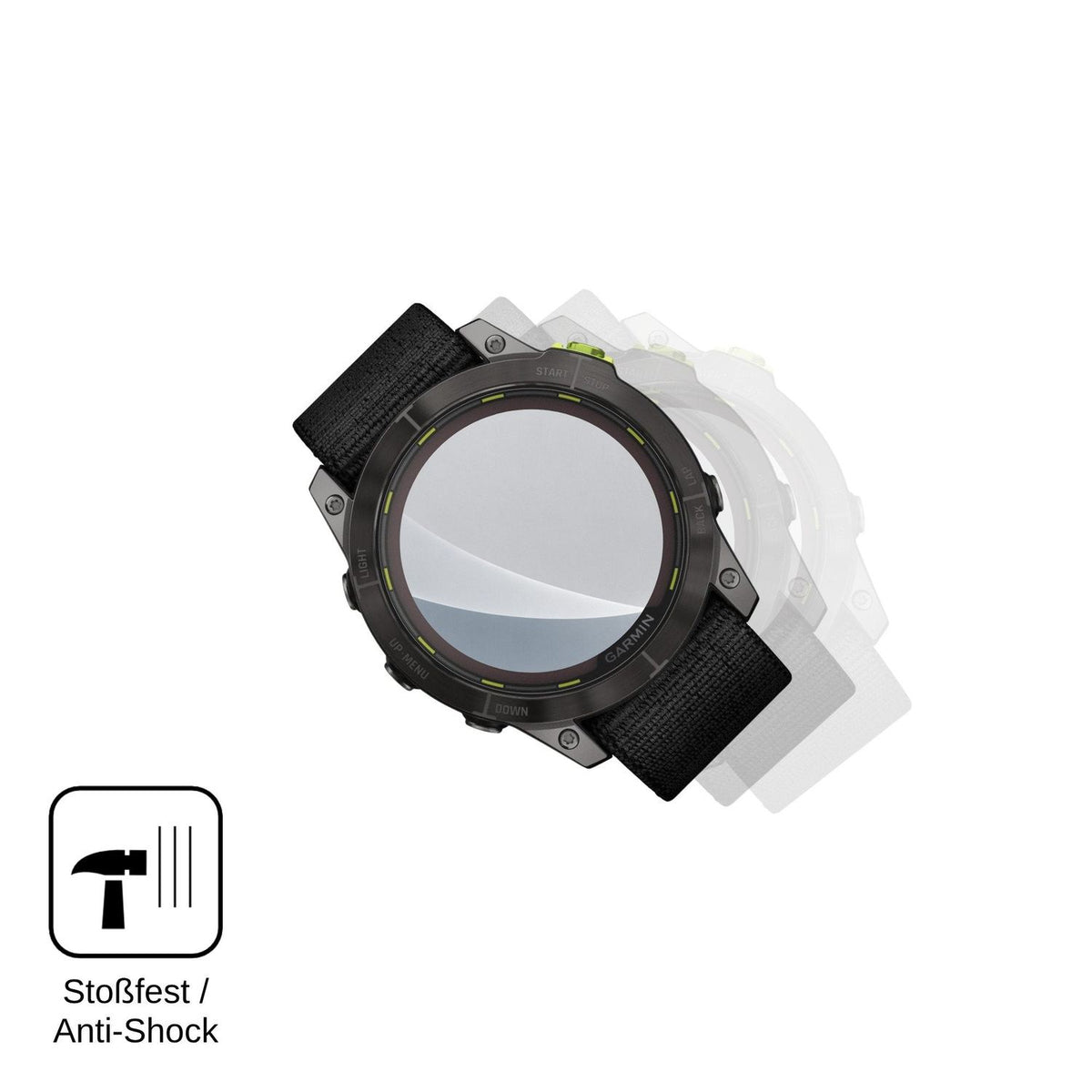2x Screen Protector for Garmin Enduro 2 matte Flexible Glass 9H dipos