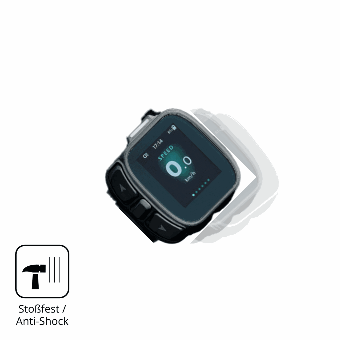 Schutz gegen Kratzer auf dem Giant Ridecontrol Dash 2 2026 Glas durch Schlüssel, Stöße gegen die Tischkante oder Stürze