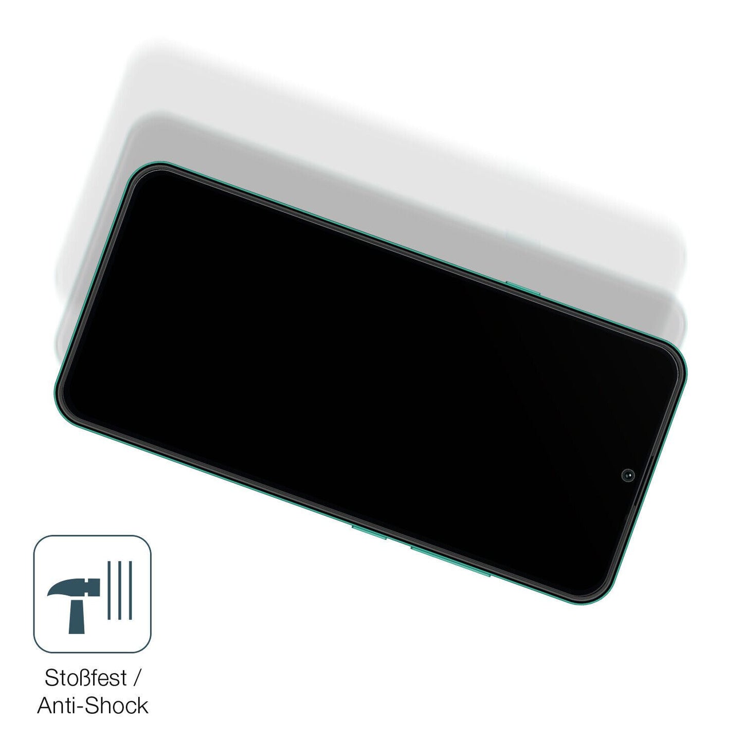 Schutz gegen Kratzer auf dem Hisense Infinity E40 Lite Glas durch Schlüssel, Stöße gegen die Tischkante oder Stürze