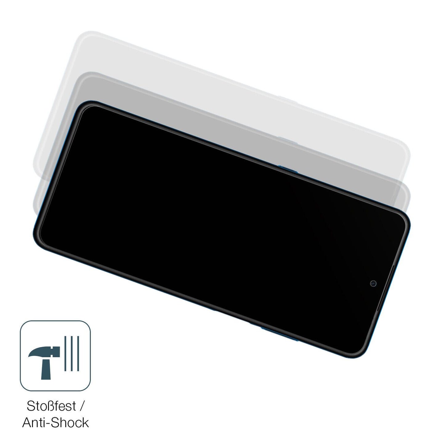 Schutz gegen Kratzer auf dem Hisense Infinity H60 Lite Glas durch Schlüssel, Stöße gegen die Tischkante oder Stürze