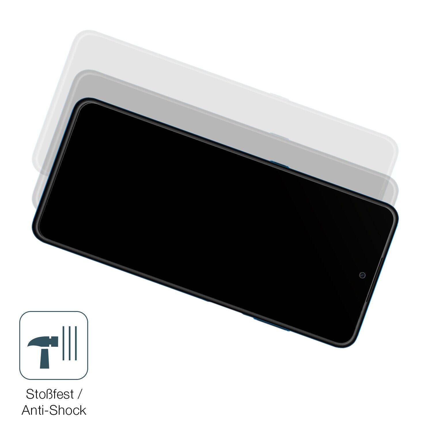 Schutz gegen Kratzer auf dem Hisense Infinity H60 Lite Glas durch Schlüssel, Stöße gegen die Tischkante oder Stürze