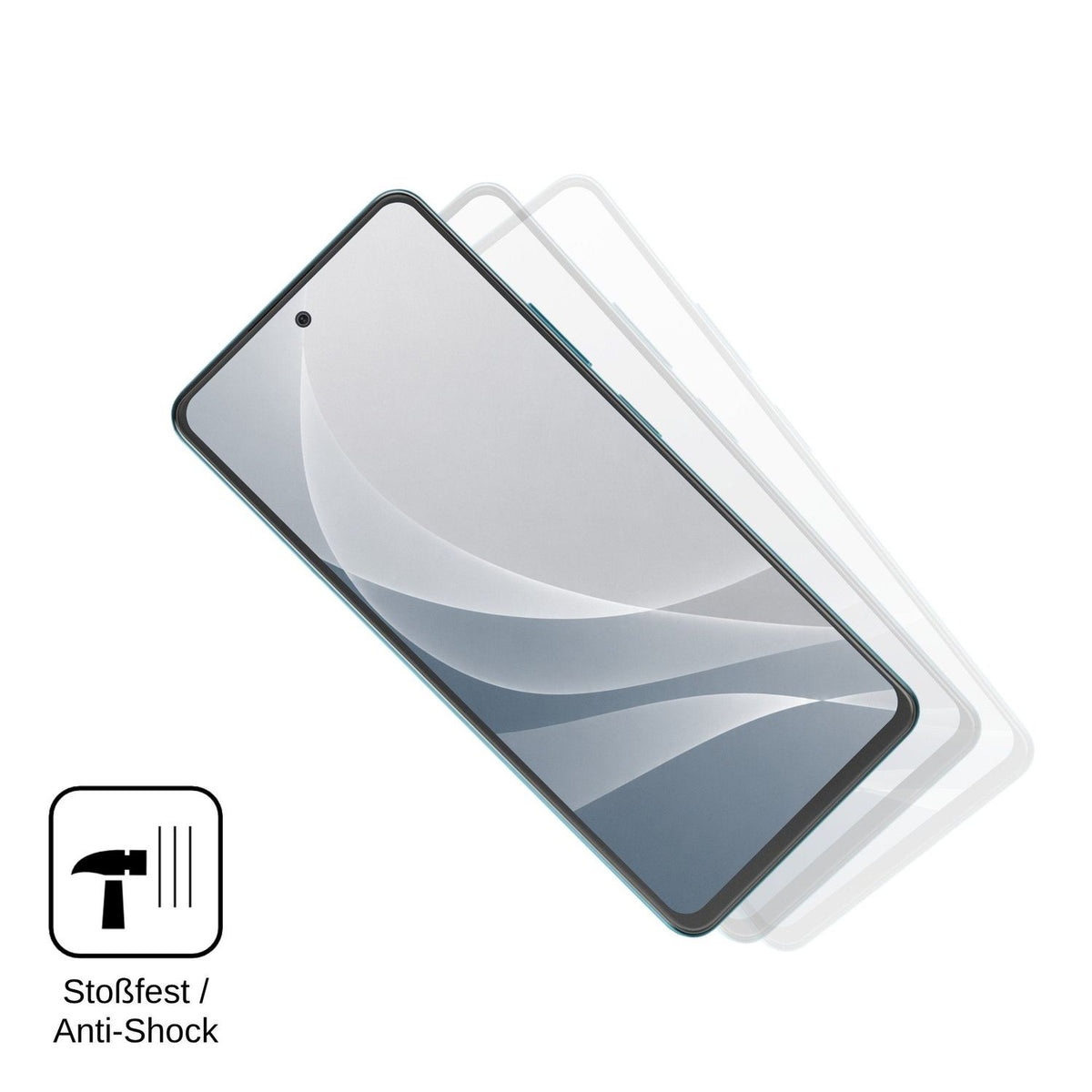 2x Screen Protector for HMD Vibe2 Pro matte Flexible Glass 9H dipos