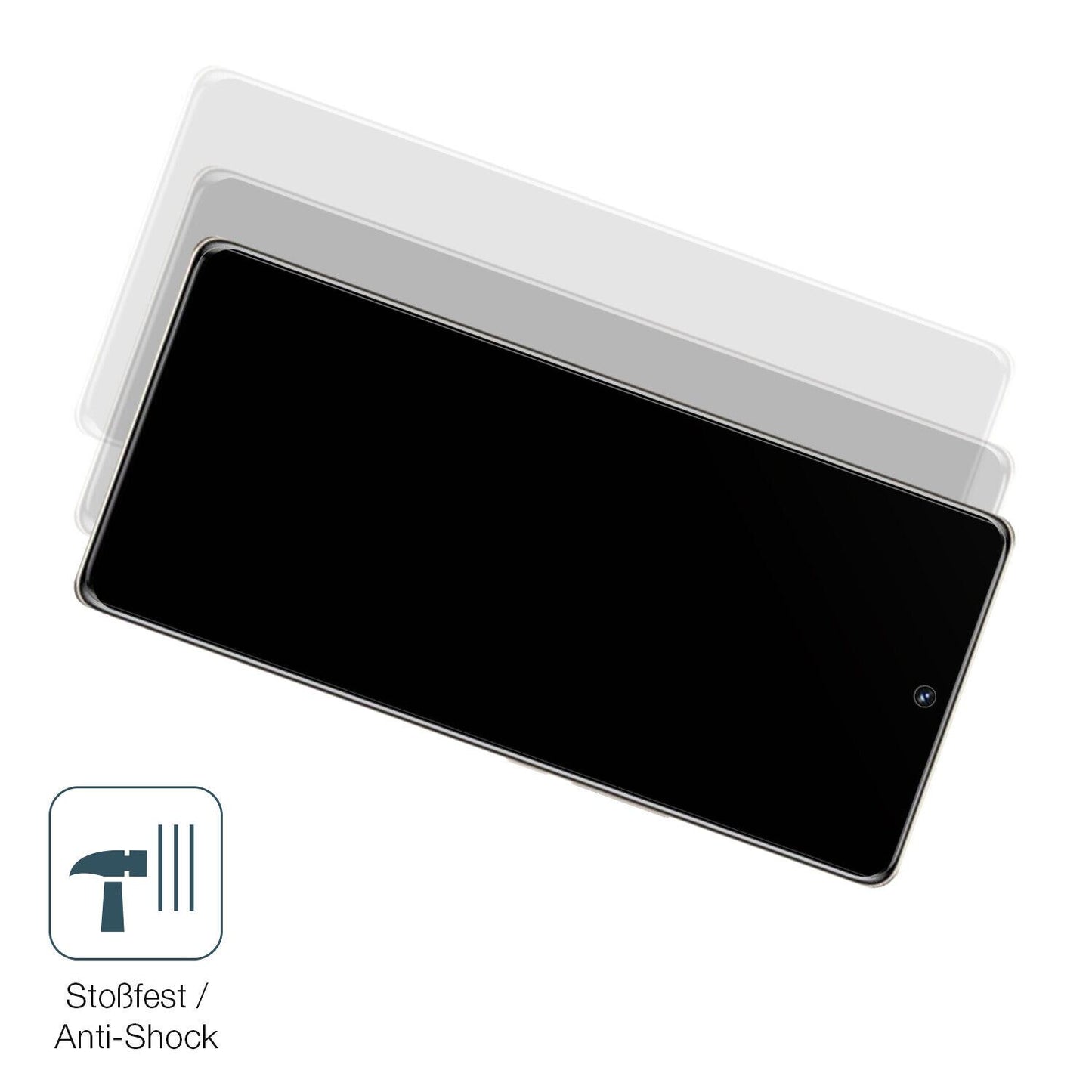 Schutz gegen Kratzer auf dem Honor 80 SE Glas durch Schlüssel, Stöße gegen die Tischkante oder Stürze