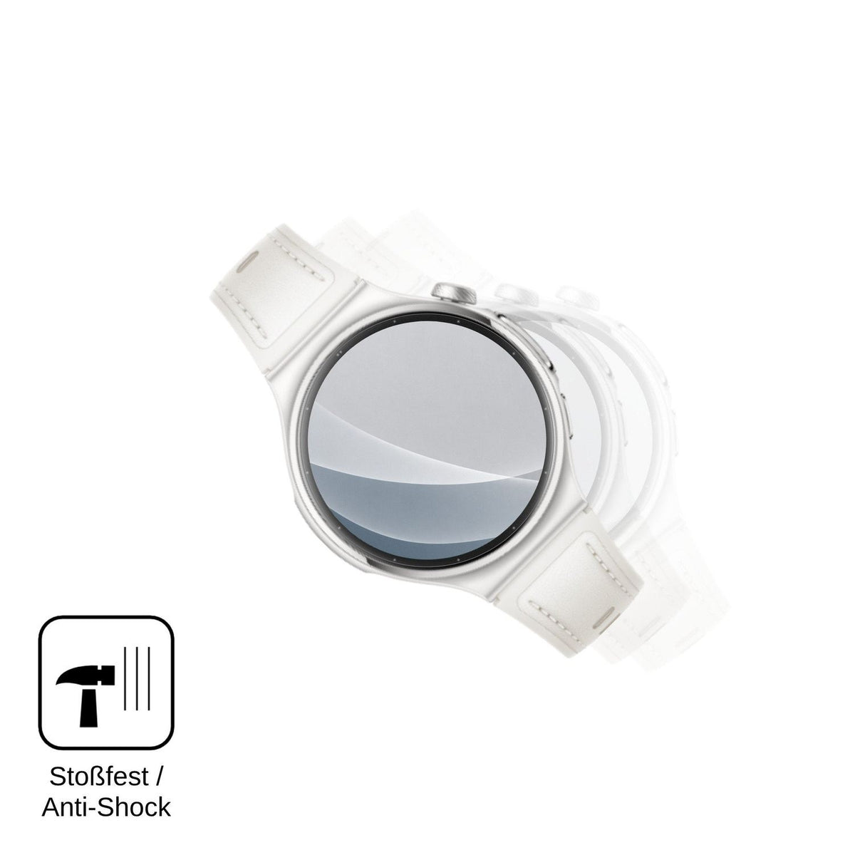 2x Screen Protector for Huawei Watch 6 42mm matte Flexible Glass 9H dipos