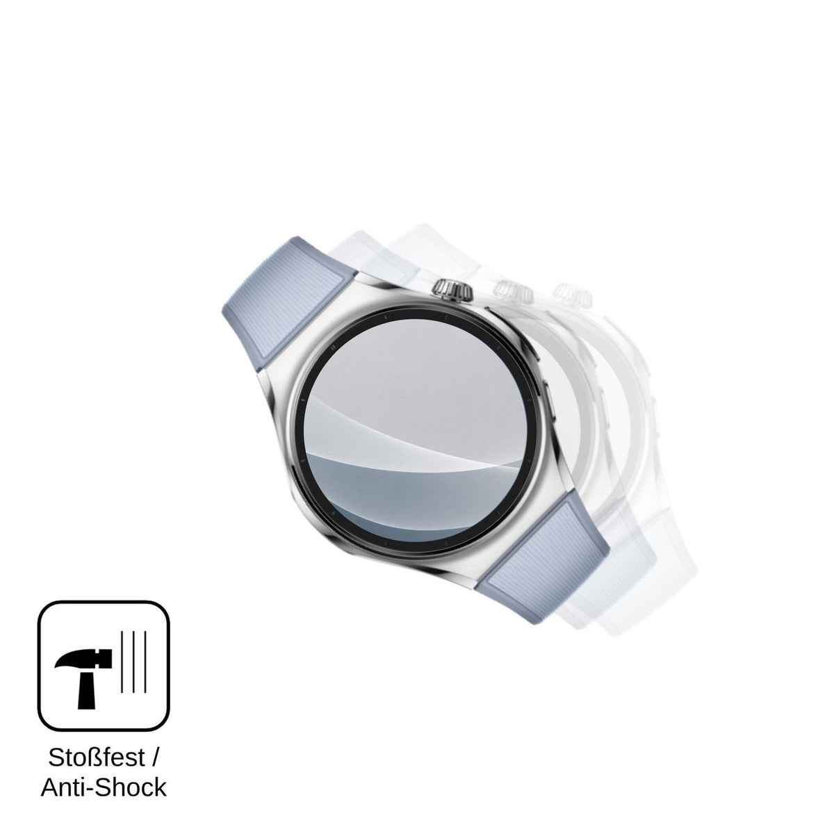 2x Screen Protector for Huawei Watch 6 46 mm matte Flexible Glass 9H dipos
