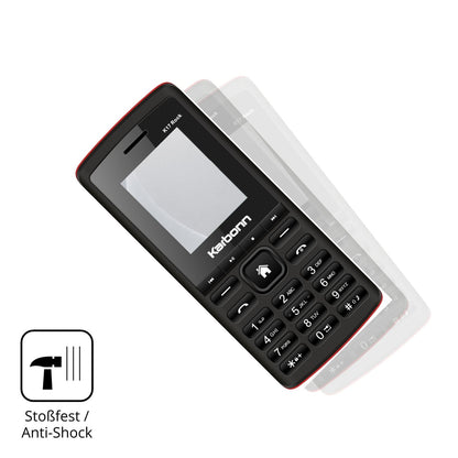 Schutz gegen Kratzer auf dem Karbonn K17 Rock Glas durch Schlüssel, Stöße gegen die Tischkante oder Stürze