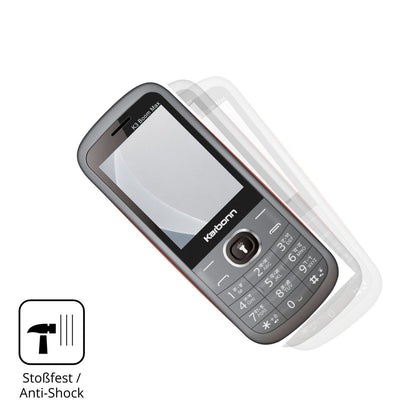Schutz gegen Kratzer auf dem Karbonn K3 Boom Max Glas durch Schlüssel, Stöße gegen die Tischkante oder Stürze