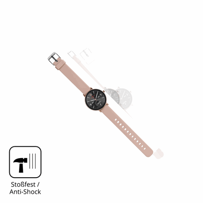 Schutz gegen Kratzer auf dem Kienzle Active SmartSlim Glas durch Schlüssel, Stöße gegen die Tischkante oder Stürze