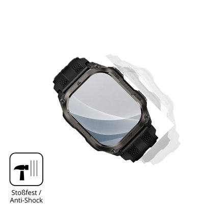 Schutz gegen Kratzer auf dem KOSPET Tank Pulse 2 Glas durch Schlüssel, Stöße gegen die Tischkante oder Stürze