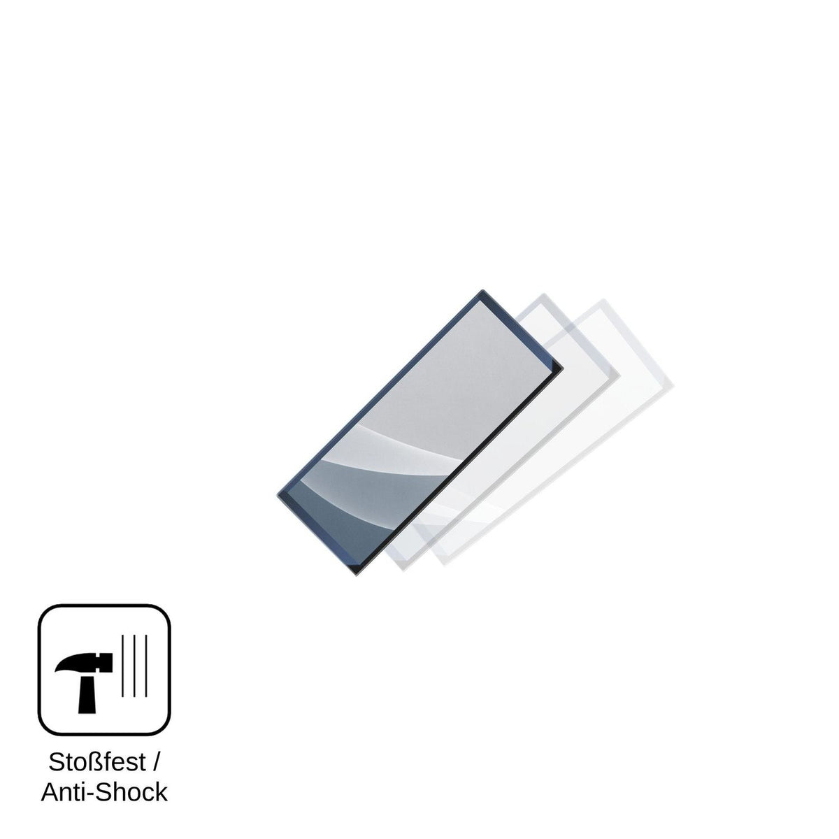 2x Screen Protector for Krunia T52 matte Flexible Glass 9H dipos