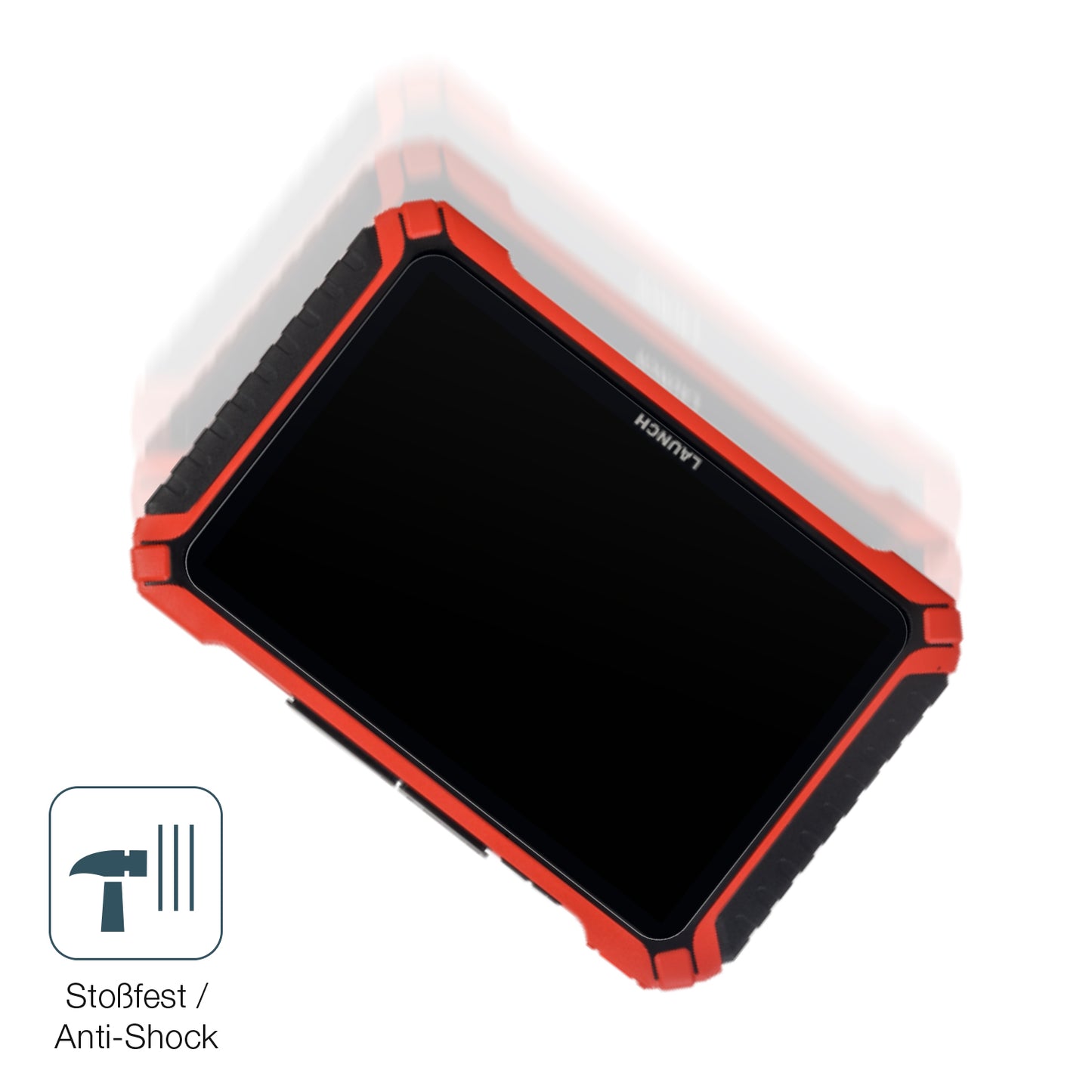 Schutz gegen Kratzer auf dem Launch X-431 Pad IX Glas durch Schlüssel, Stöße gegen die Tischkante oder Stürze