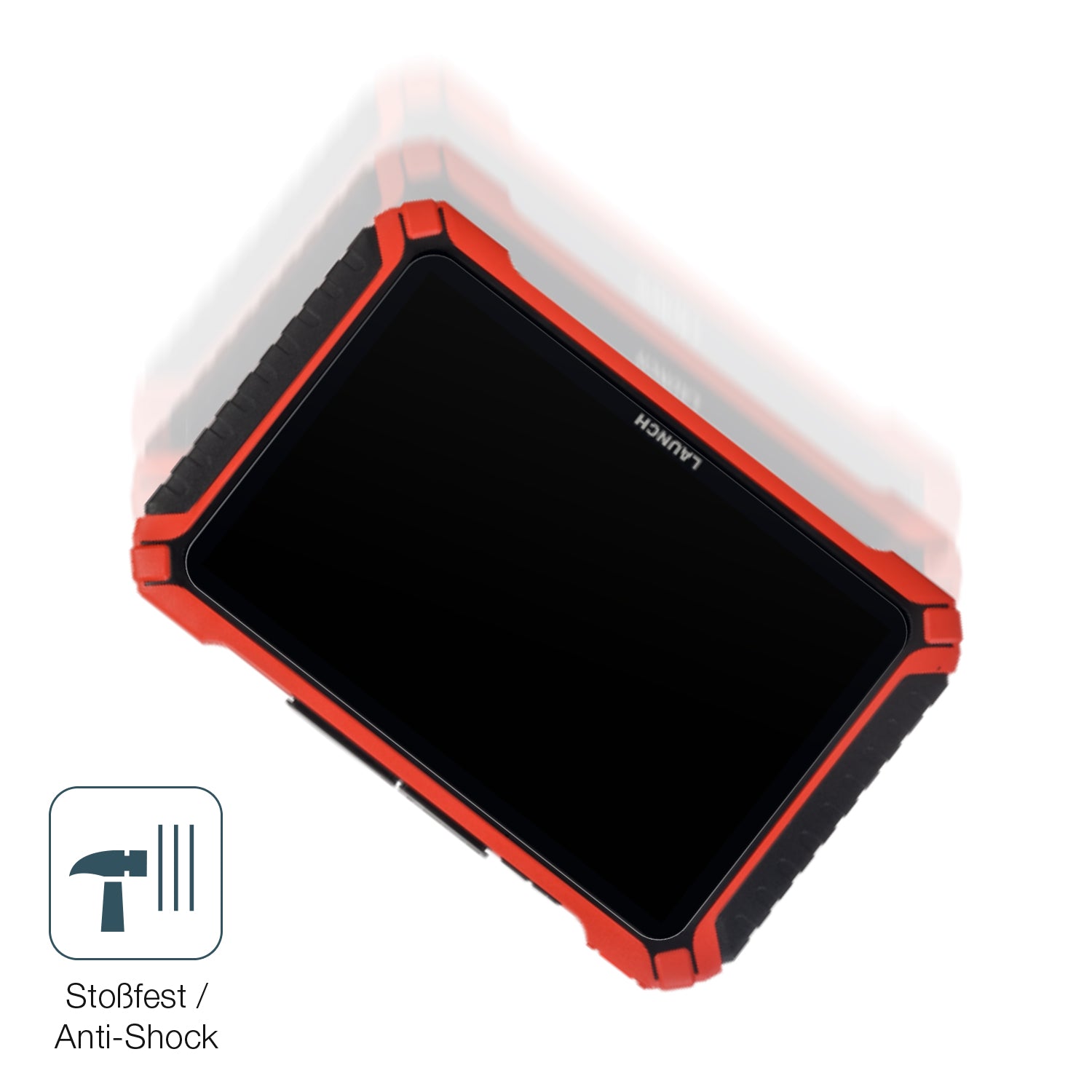 Schutz gegen Kratzer auf dem Launch X-431 Pad IX Glas durch Schlüssel, Stöße gegen die Tischkante oder Stürze