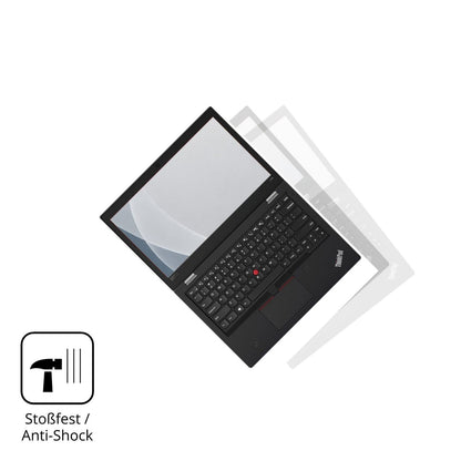 Schutz gegen Kratzer auf dem Lenovo Thinkpad L380 Yoga Glas durch Schlüssel, Stöße gegen die Tischkante oder Stürze