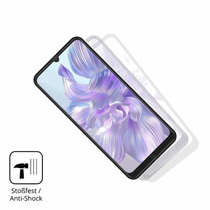 Schutz gegen Kratzer auf dem Logicom Smart Pro Glas durch Schlüssel, Stöße gegen die Tischkante oder Stürze