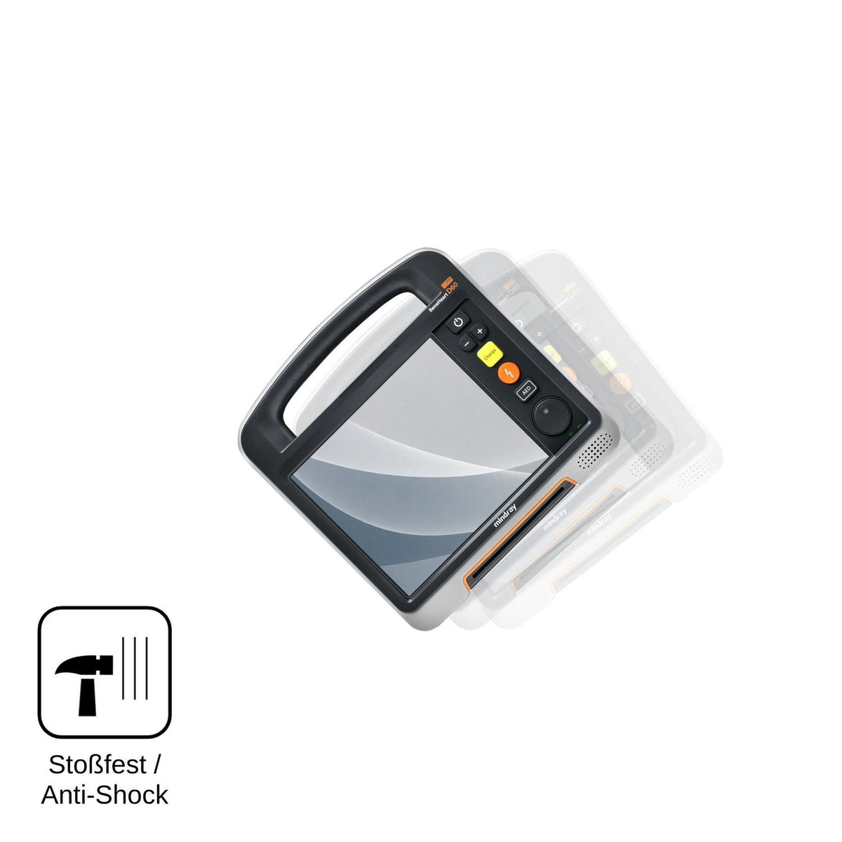 2x Screen Protector for Mindray Beneheart D60 matte Flexible Glass 9H dipos