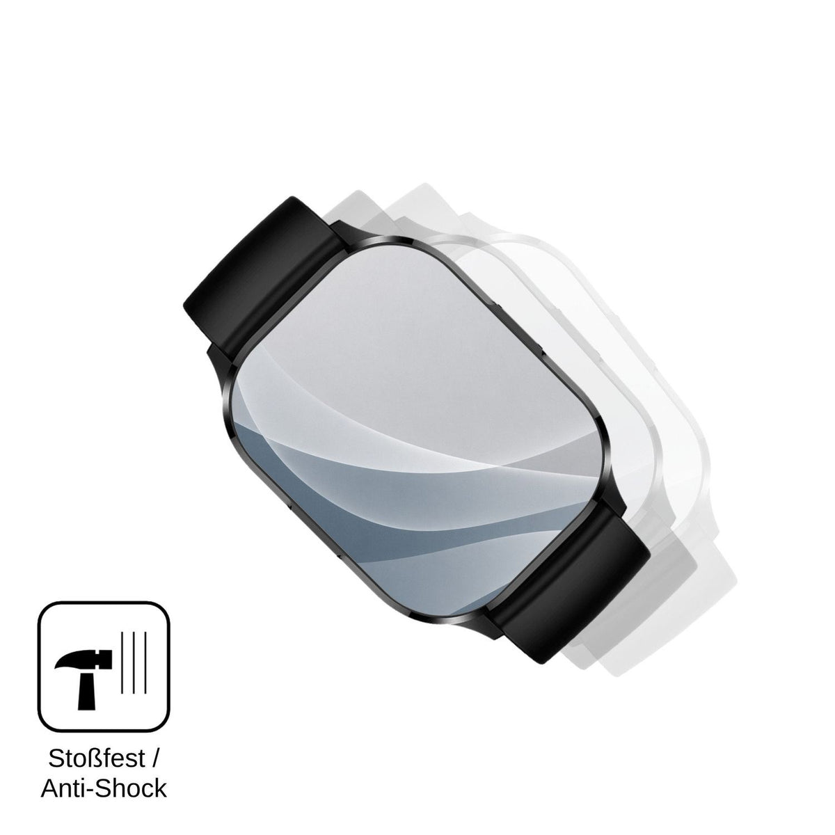 2x Screen Protector for Neow K-Watch matte Flexible Glass 9H dipos