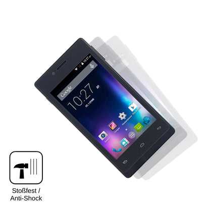 2x Screen Protector for Nomi i400 Beat matte Flexible Glass 9H dipos