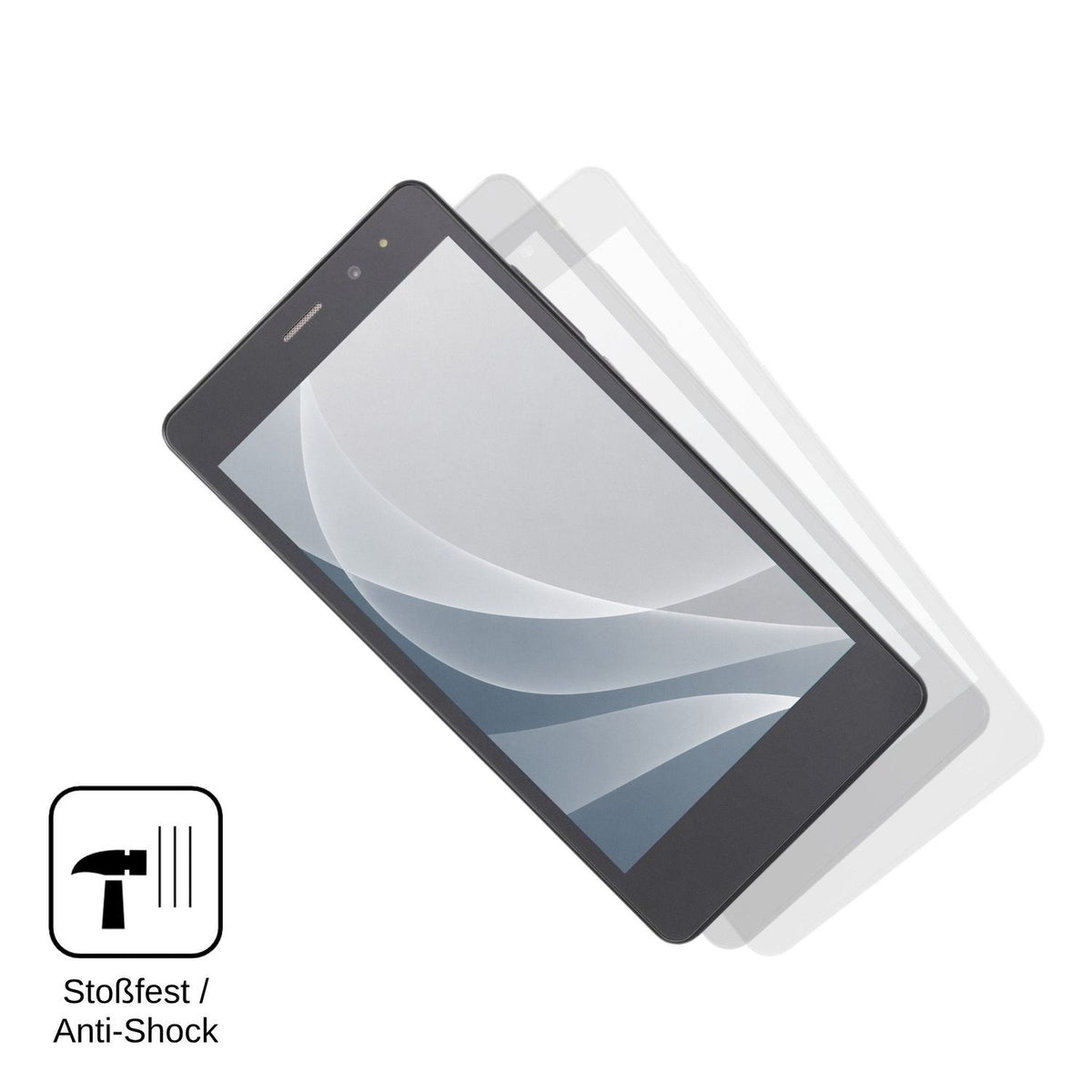 2x Screen Protector for Nomi i502 Drive matte Flexible Glass 9H dipos