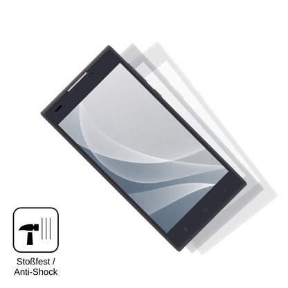 2x Screen Protector for Nomi i508 Energy matte Flexible Glass 9H dipos