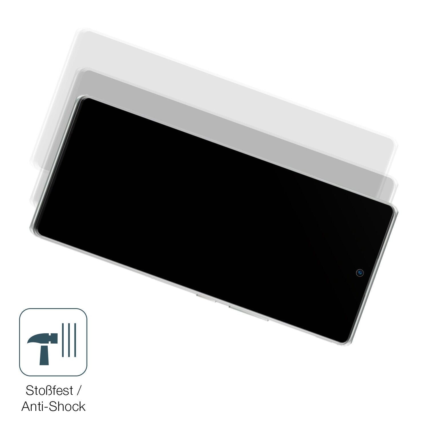 Schutz gegen Kratzer auf dem NUBIA Z50 Glas durch Schlüssel, Stöße gegen die Tischkante oder Stürze