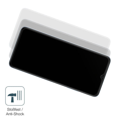 Schutz gegen Kratzer auf dem OPPO A17 Glas durch Schlüssel, Stöße gegen die Tischkante oder Stürze