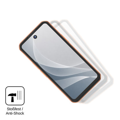 2x Screen Protector for Oukitel C26 Mini matte Flexible Glass 9H dipos