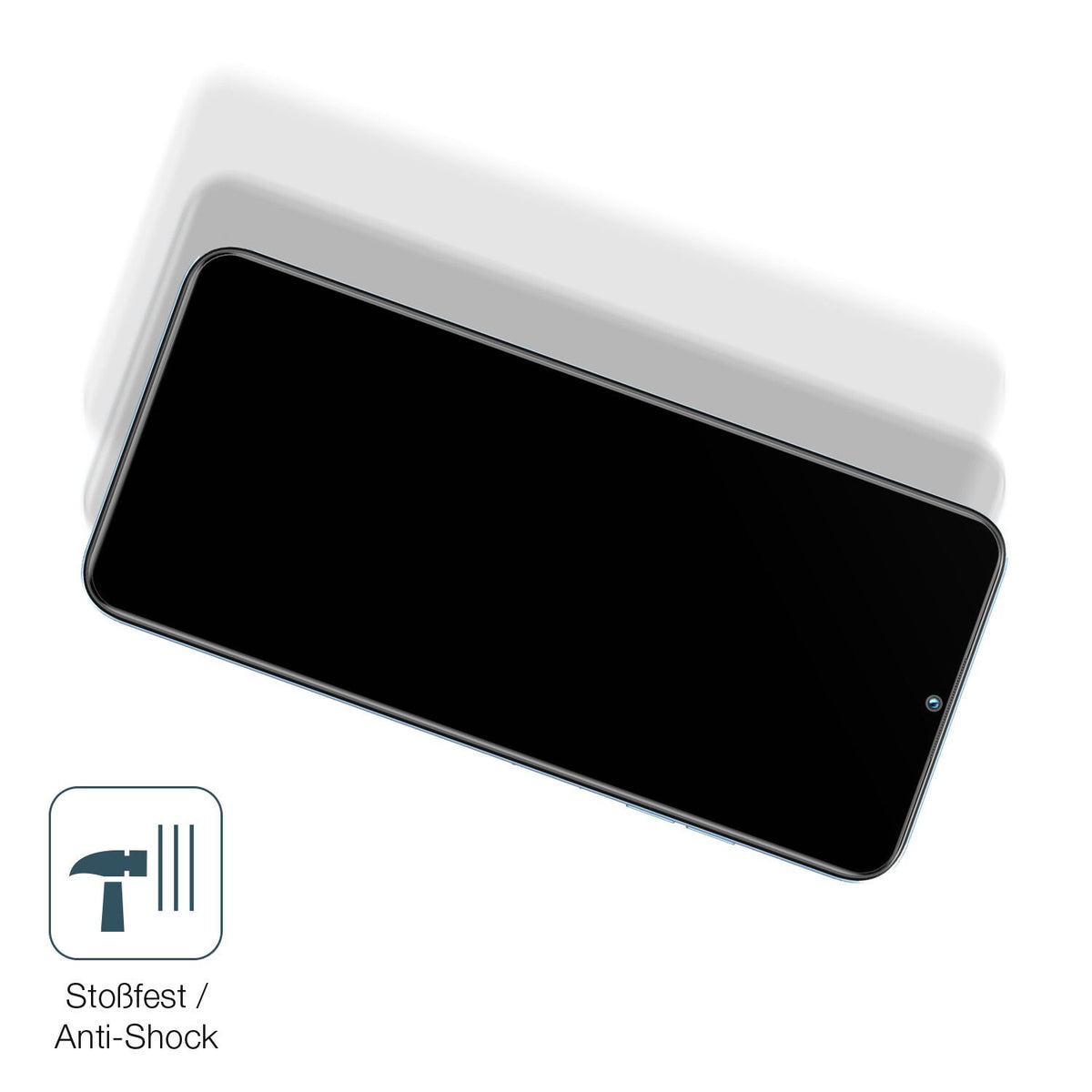 Schutz gegen Kratzer auf dem Oukitel C36 Glas durch Schlüssel, Stöße gegen die Tischkante oder Stürze