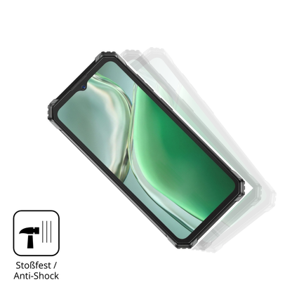 Schutz gegen Kratzer auf dem Oukitel G7 Glas durch Schlüssel, Stöße gegen die Tischkante oder Stürze