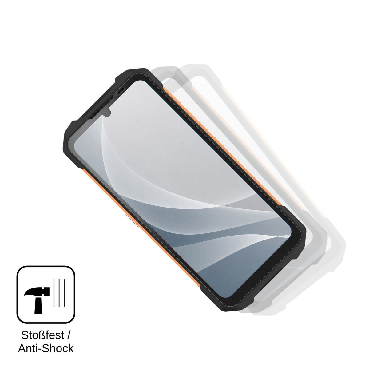 2x Screen Protector for Philips S8310 matte Flexible Glass 9H dipos