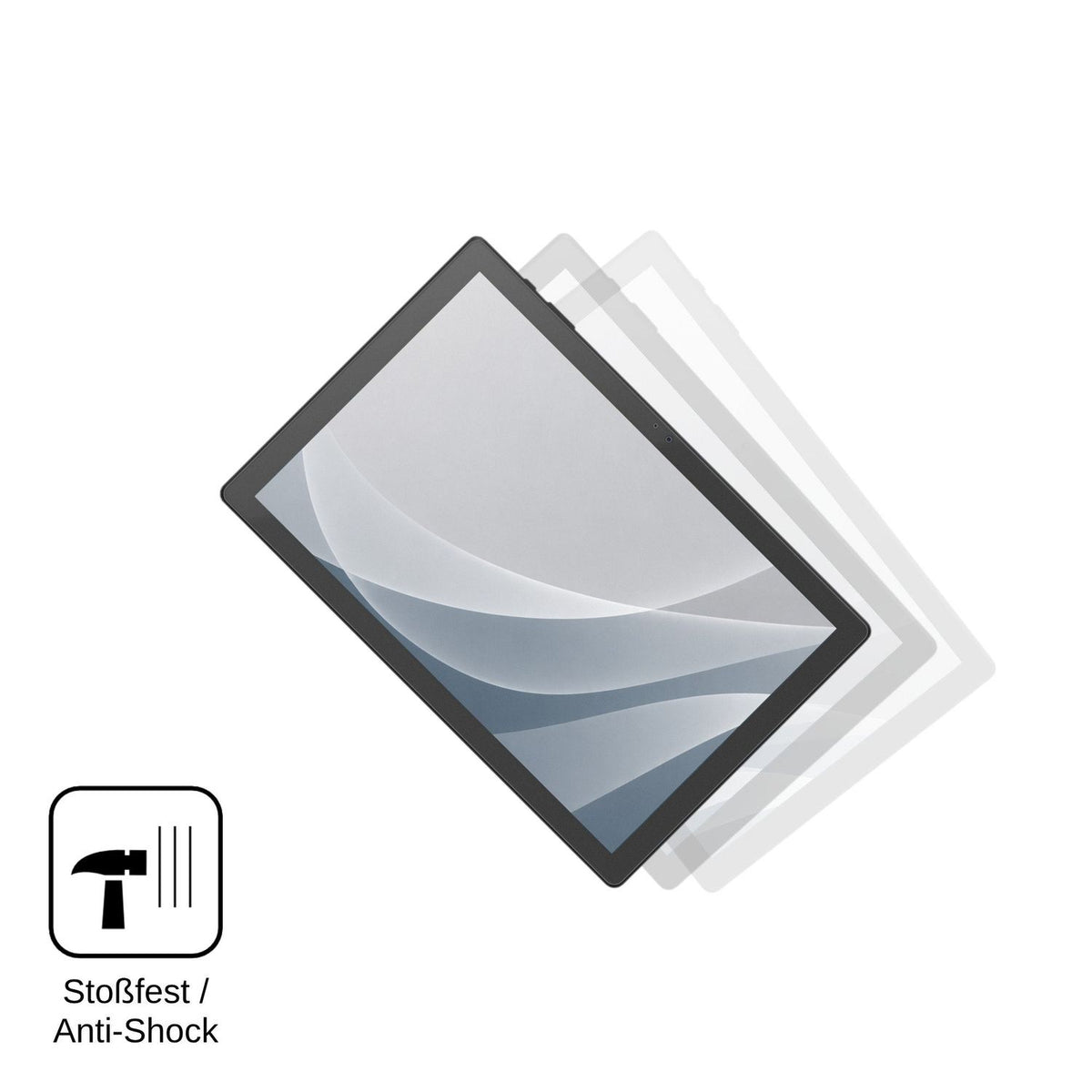 2x Screen Protector for Point Mobile TE32 matte Flexible Glass 9H dipos