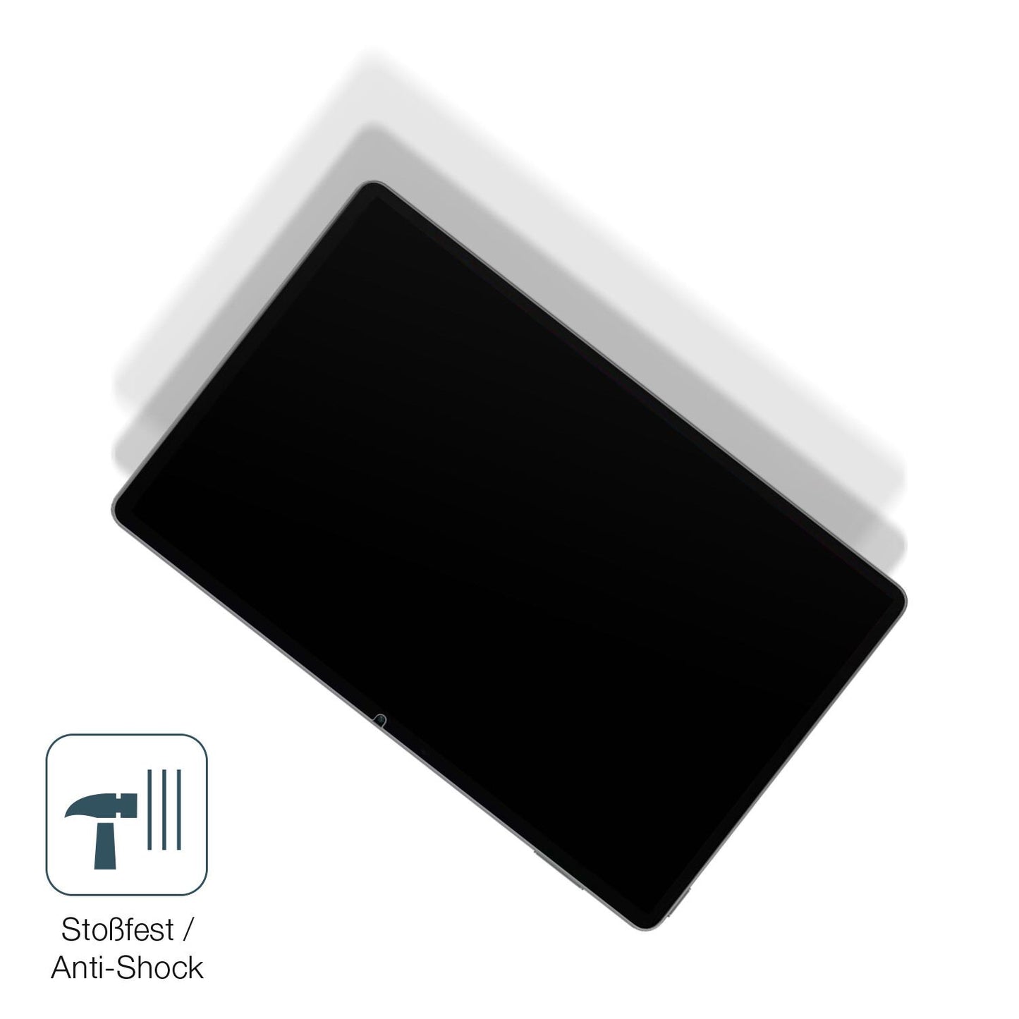 Schutz gegen Kratzer auf dem Realme Pad X Glas durch Schlüssel, Stöße gegen die Tischkante oder Stürze