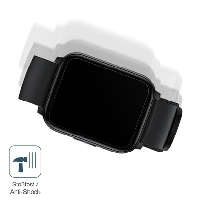 Schutz gegen Kratzer auf dem Realme Watch S100 Glas durch Schlüssel, Stöße gegen die Tischkante oder Stürze